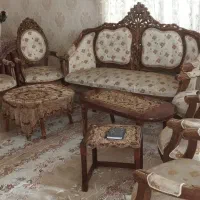 مبل سلطنتی هفت نفره|مبلمان خانگی و میز عسلی|علیآباد کتول, |دیوار