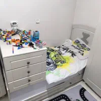 تخت خواب نوزادی و نوجوان ۲ منظوره|تخت و سرویس خواب|تهران, شاهین|دیوار