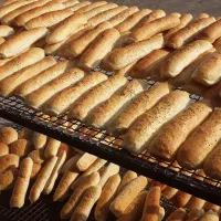 نان باگت فرانسوی  همبر گرد