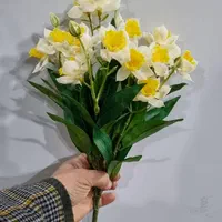گل نرگس مصنوعی لمسی گیاه برگ|گل مصنوعی|تهران, خانی‌آباد|دیوار