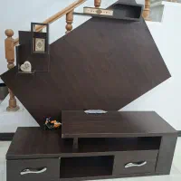 زیر تلویزیونی ام دی اف دو تیکه