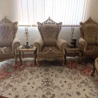 مبل سلطنتی چوب جنگلی راش 9 نفره