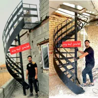 تولیدپله های دوبلکسی پله پیچ،آهنی،گرد