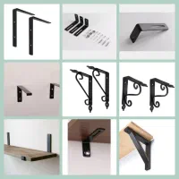 پایه گونیا فرفورژه پایه شلف پایه فلزی|کتابخانه، شلف، قفسههای دیواری|تهران, نعمتآباد|دیوار