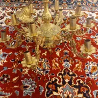 لوستر برنز ۱۲ شاخه سنگین وزن|لوستر و چراغ آویز|مشگین شهر, |دیوار