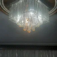 فروش لوستر سقفی LED دار چند رنگ سالم|لوستر و چراغ آویز|همدان, |دیوار