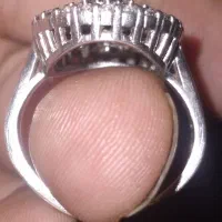 دو عدد انگشتر نقره با نگین زمرد اصل کم نظیر|جواهرات|محمدیه-قزوین, |دیوار