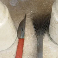 چاقو و شانه قالی بافی تابلو فرش