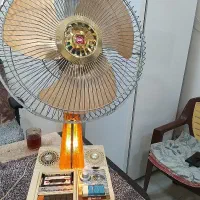 پنکه ظبط و صوت دار ناسیونال عتیقه