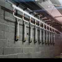 اجرای لوله کشی گاز واتش نشانی شرق تهران