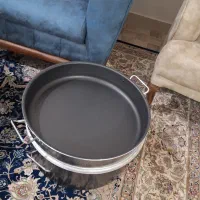 فروش ۳ عدد قابلمه و تابه سایز بزرگ کاج در حد نو