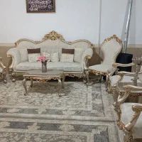 مبل 9نفره سلطنتی|مبلمان خانگی و میز عسلی|فردیس, شهرک شهید حسینی|دیوار