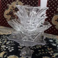 میوه خوری و شیرینی بلوری