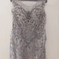 لباس مجلسی کارشده مناسب خانم های خوش استایل