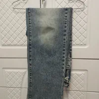 شلوار جین نیم بگ آبی تیره|لباس|تهران, قصر فیروزه ۲|دیوار