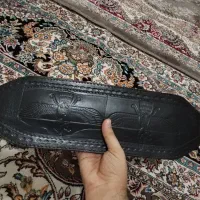 کمربند بدنسازی چرم ضخیم طرح فروهر