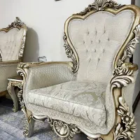 ست مبل ۹ نفره و میز ناهار خوری ۶ نفره سلطنتی چوبی|مبلمان خانگی و میز عسلی|تهران, بروجردی|دیوار