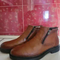 نیم بوت مردانه چرم اصل