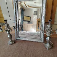 آیینه شمعدان نو و سالم