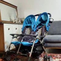 کالسکه دوقلو کنارهم دوقولو دو قلو دونفره ۲نفره ۲قل|کالسکه و لوازم جانبی|تهران, پونک|دیوار