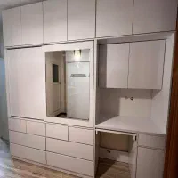 کمد لباس باکسی میز تحریر ملامینه ام دی اف