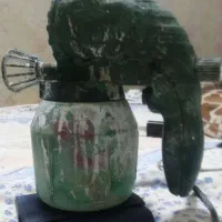 پیستوله رنگ برقی .رنگپاش روغن وپلاستیک