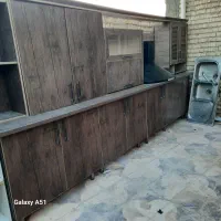 کابینت دست دوم ام دی اف با سینک و هود و شیرآلات|مصالح و تجهیزات ساختمان|شیراز, میانرود|دیوار