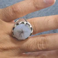 انگشتر شجر تک درخت ریز نقش سنگین|جواهرات|مریوان, |دیوار