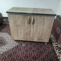 کابینت تر تمیز زمینی دو درب