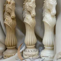 شمع اسب نماد سال و نوروز ۴۰۵ (با نام لاریس)