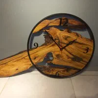 ساعت دیواری چوبی