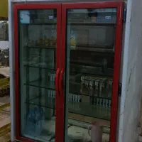 یخچال الکترو استیل ایستاده ویترینی