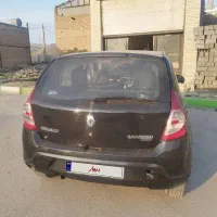 ماشین ساندرو اتومات مشکی بی رنگ سند دسته اول|خودرو سواری و وانت|پردیس, سیاه سنگ|دیوار