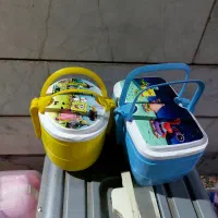 ظرف غذا کودک ۳ طبقه و ست قابلمه سیسمونی
