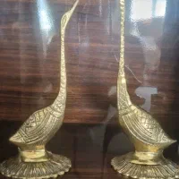 یک جفت قو و یک جفت شمعدانی|صنایع دستی و سایر لوازم تزئینی|گلستان (تهران), |دیوار