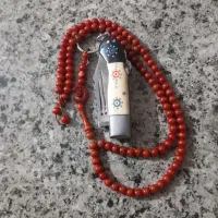 چاقویی بابا تسبیح کهربا قدیم
