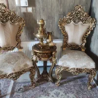 مبل 9 نفره استیل تماما کار شده تمیز|مبلمان خانگی و میز عسلی|اصفهان, ملکشهر|دیوار