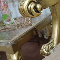 مبلمان کلاسیک ۹نفره کاملا چوب راش حتی کلاف داخل|مبلمان خانگی و میز عسلی|تاکستان, |دیوار