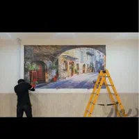 نصاب کاغذ دیواری،نصب کاغذ دیواری پوستر|خدمات پیشه و مهارت|کرمانشاه, |دیوار