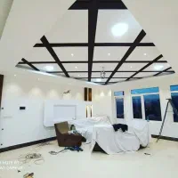 اجرای سقف کاذب کناف و تایل شبکه و‌دیوار پوش