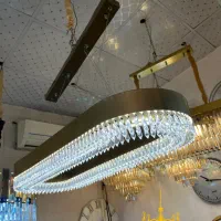 لوستر کریستال لاینر نارسیس ۳۰*۸۰ با ریموت هوشمند|لوستر و چراغ آویز|تهران, نیروی هوایی (پیروزی)|دیوار