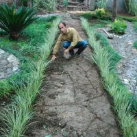 محوطه سازی وایجادفضای سبز.