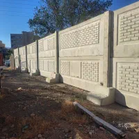 نصب دیوار پیش ساخته بتونی  ودیوارهای باغی ۷سانتی