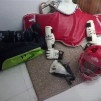 وسایل مبارزه تکواندو  بالباس