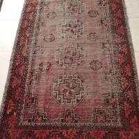 فرش دستبافت  وگلیم با طرح ونفش قدیمی خانگی|فرش|جاجرود, |دیوار