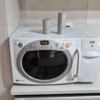 ماکروفر چند کاره کم استفاده شده الجی اصل درحد نو