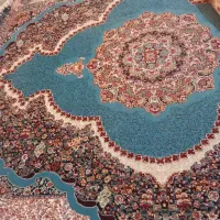 فرش دوازده متری ابی فیروزه ای