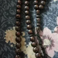 تسبیح نقره مسکوب