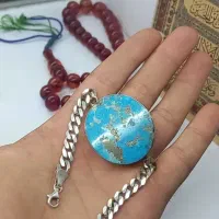 دستبند نقره فیروزه کرمان