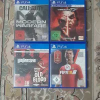 ۴ عدد سی دی بازی